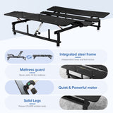 Adjustable Bed Base Frame Queen Bed Frame with Head and Foot Incline Wireless Remote Zero Gravity W1038142350