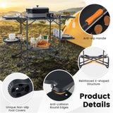 Portable outdoor barbecue table 43234146
