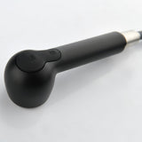 Single-Handle Pull-Out Sprayer Kitchen Faucet in Stainless Matte Black 23616223