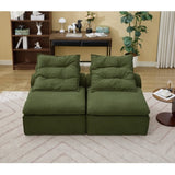 Modular Sofa,No Armrests,At will DIY,Soft Corduroy Fabric,Neck W2108P236842