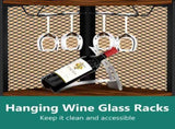 Corner Shelf with Doors, 65" Corner Cabinet & Wine Glass Rack, 6 Tier Bookshelf Display, 09047996