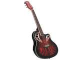 41 inch Full-Size Cutaway Acoustic-Electric Guitar Grape Voice Hole Spruce 52153552