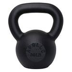 ZUN 30LBS Solid Cast Iron Kettlebells Ideal for Strength Training, Building Muscles 42078031