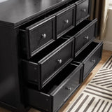 ZUN Modern 7 Drawers Dresser 7 Drawers Cabinet,Chest of Drawers Closet Organizers and Clothes W2275P149785