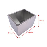 4L Stainless Steel Sauce Pump Dispenser Squeeze Condiment Dispensing Container Condiment Pump 04570339