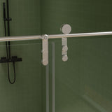 56"-60"W x 76"H Frameless Door, Sliding Door, Premium 5/16" Thick Tempered Glass W2011P198051