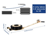 Air Jack, 5 Ton/11000 lbs Triple Bag Jack, Bag Jack Lift Up to 15.75 Inch, 3-5S Fast Lifting 31918313