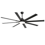 ZUN 84 Inch Modern Large Design Ceiling Fans With Smart Remote Control 8 Fan Blades for Living Room W934P262458