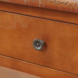 48'' Solid Pine Wood Top Console Table, Modern Entryway Sofa Side Table with 3 Storage Drawers and 2 W120290517