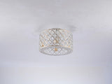 19.6'' Flush Mount Ceiling with Light Kit, Crystal Ceilings with Remote Control,Chandelier W3596P462038