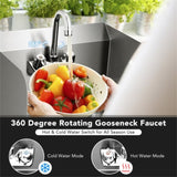 Wall mounted sink with faucet 59393047
