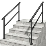 Hand Rails for Outdoor Steps, 4-5 Step Handrail 2 Pack T3210P298174