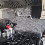 Pot Filler Faucet Wall Mount,Brushed Nickel Finish and Dual Swing Joints Design T3177P277527