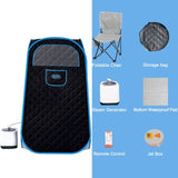 Portable Folding Full size Steam Sauna with 1000W&2.2L steam Generator. Personal Sauna Tent for W782124151