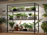 Heavy Duty Shelves 46.06" W Wire Shelving Unit with Wheels 800LBS NSF Metal Shelves for 80943192