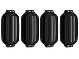 4 Ribbed Marine 27"x8.5" Boat Fender - 3mm Vinyl, UV/Aging Resistant, Ribbed Anti-Abrasion 02141819