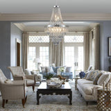 (Same as W1340P143191/L5004-500-C) Chromium color Crystal Chandeliers,Large Contemporary Luxury W1340P189299