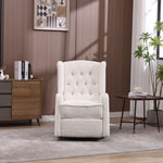 ZUN COOLMORE Recliner Chair,360 Degree Swivel Nursery Chair,Glider Chair,Modern Small W1539P151221