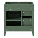 ZUN 30'' Bathroom Vanity without Top Sink, Modern Bathroom Storage Cabinet with 2s and a Tip-out WF305075AAF