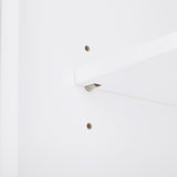 Tall Bathroom Storage Cabinet, Freestanding Storage Cabinet with Twos and Adjustable Shelves, 99964212