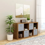 ZUN 8-Cube Organizer Storage with Opened Back Shelves,2 X 4 Cube Bookcase Book Shleves for Home, Office 88496924