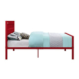 Red Full Platform Bed B062P189165