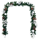 ZUN 9 Feet Christmas Garland with LED Lights 67883191