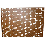Outdoor & Indoor Privacy Metal Privacy 76" H48" W, Freestanding Decorative Privacy W465P193208