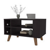 FM FURNITURE Bouse Coffee Table with Open Storage,Wengue B128P301392