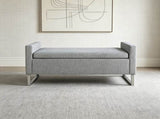 47" Ottoman Storage,Upholstered Entryway Bench for Bedroom and Living Room,End of Bed Bench W5325P427119