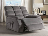 Grey Power Lift Recliner with Massage B062P215442