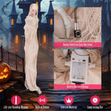 6FT Halloween decorations with LED red glow eyes 31197823