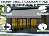 118.1"D x 47.2"W x"H Retractable Awning Grey 34819302