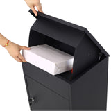 Package Delivery Boxes for Outside,Extra Large Mailbox,Galvanized Steel Parcel Mailbox,Wall Mounted W46566959