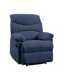 Blue Recliner with Pillow Top Arm B062P215433