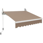 ZUN Patio Retractable Awning -AS （Prohibited by WalMart） 74796625
