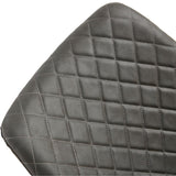 Dark Grey Set of 4 Leathaire Dining Chairs ,Mid-Century Modern Leathaire Chairs Kitchen Living Room W1164P225818