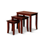 3-Piece Nesting Table Set, Cherry B04660621