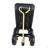 Folding car Poly Garden dump truck with steel frame, 10 inches. Pneumatic tire, 300 lb capacity body W22758303
