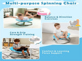 Blue Elephant Design Kids Sit and Spin Chair, Easy Assembly Sensory Play Toy for 3 Years Old 69770210