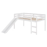 ZUN Loft Bed with Slide, Multifunctional Design, Twin 49816073