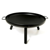 ZUN 23 Inch Outdoor Fire Pit, Durable Wood place Bowl with Grill Rack for Patio Garden, 80568981