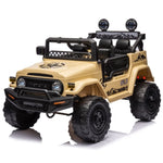 ZUN Licensed TOYOTA FJ Cruiser,12V Kids ride on car 2.4G W/Parents Remote Control,electric car for W1396107512