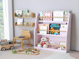 3 Tier Kids Book Shelf,Kids Book Rack, Helps Keep Bedrooms, Playrooms, and Classrooms Organized,Pink 24800855
