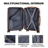 luggage sets 3 piece,carry-on luggage with wheels,check in luggage,28/24/20 inch luggage,tsa W2880P208418