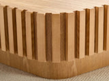 Modern 35.43 Inch Handcraft Drum Table Square Table for Living Room,Small Wooden W2582P360255