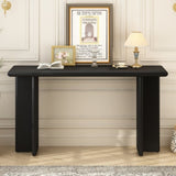 U_STYLE Modern Entryway Table with L-Shaped Legs,Suitable for Entryway, Hallway, Living Room, Foyer, N711P216234B