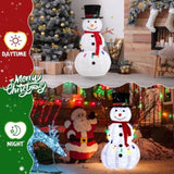 4FT Lighted Snowman Christmas Yard Decorations, Pre-lit Pull Up Snowman with 100 White LEDs, 11383965