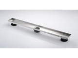 32 Inch Linear Shower Drain with 2-in-1 Flat & Tile Insert Removable Cover, 304 Stainless Steel with 27803832