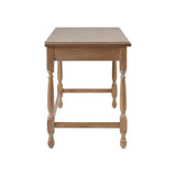 Solid Wood Desk with 1 Drawer and turned legs B03549013